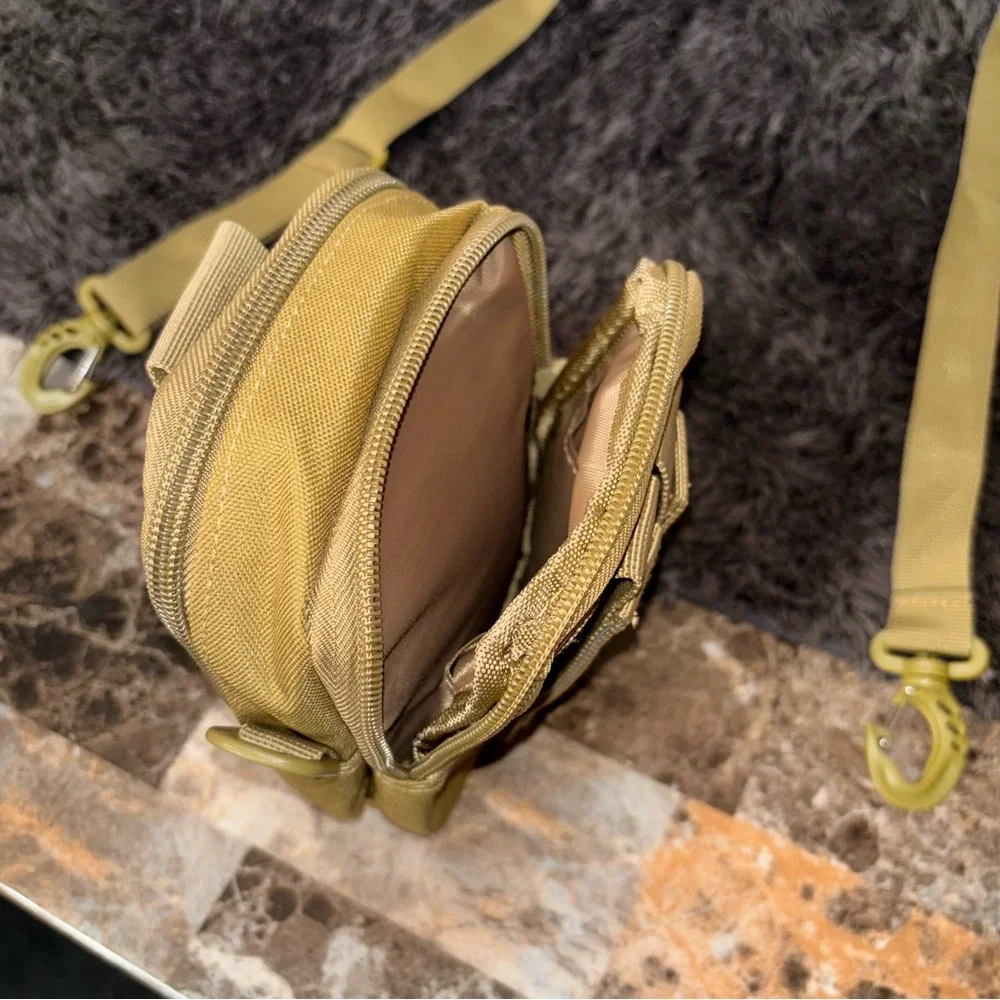 Olive Green Men's Crossbody Bag